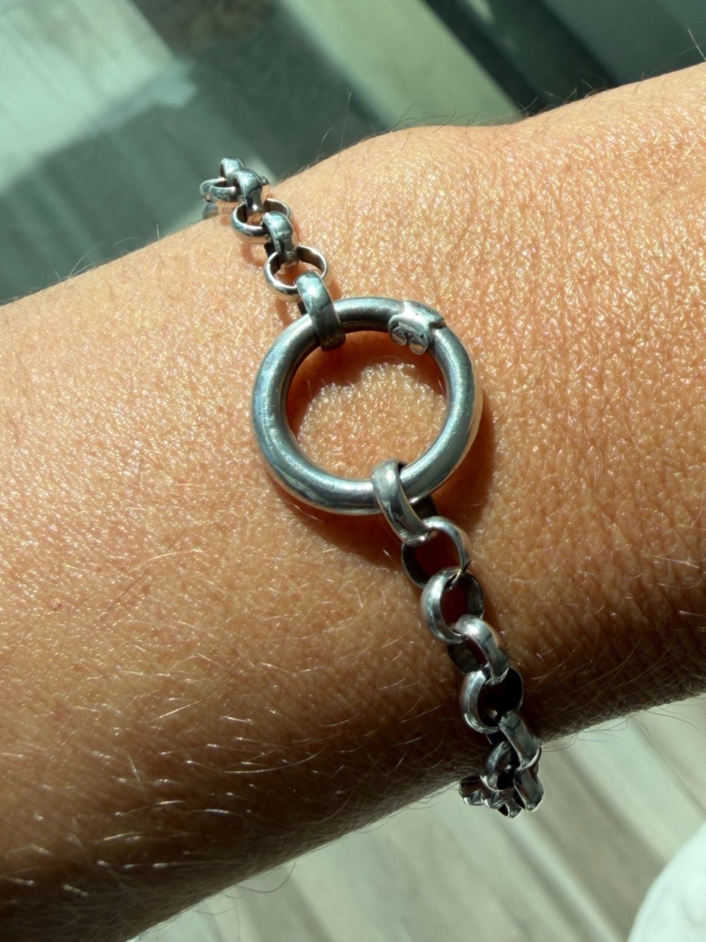 Tous 925 Silver Hold Ring with Bracelet - 925 silver